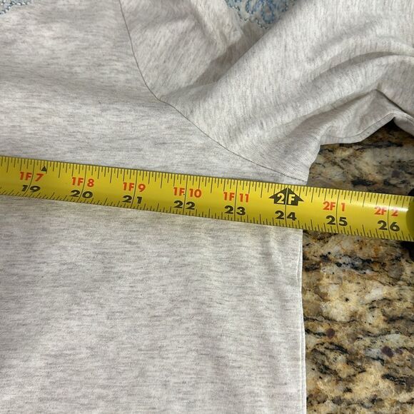 J. Jill Pure Jill Embroidered Jersey Top In Oatmeal Heather - Size 2X - Picture 9 of 10